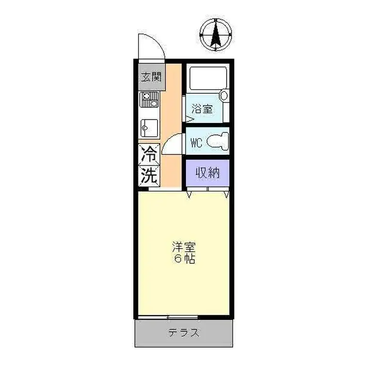 エル・パティオ弐番館 1階階 間取り