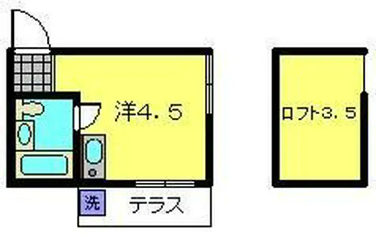 ロフト高津 1階階 間取り