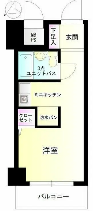 ライオンズマンション磯子第3 4階階 間取り