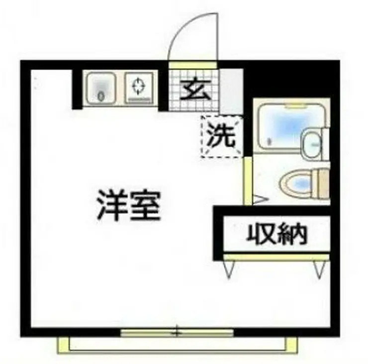 エリア中山 1階階 間取り
