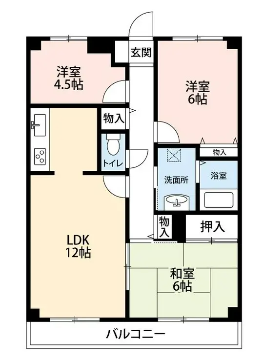 ユーネット所沢 1階階 間取り