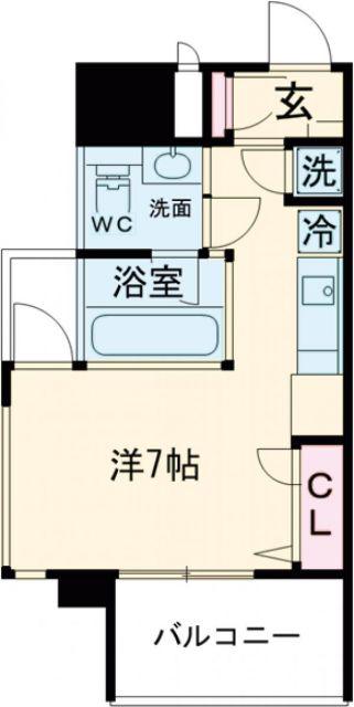 SK BUILDING6(ワンルーム/5階)の間取り写真