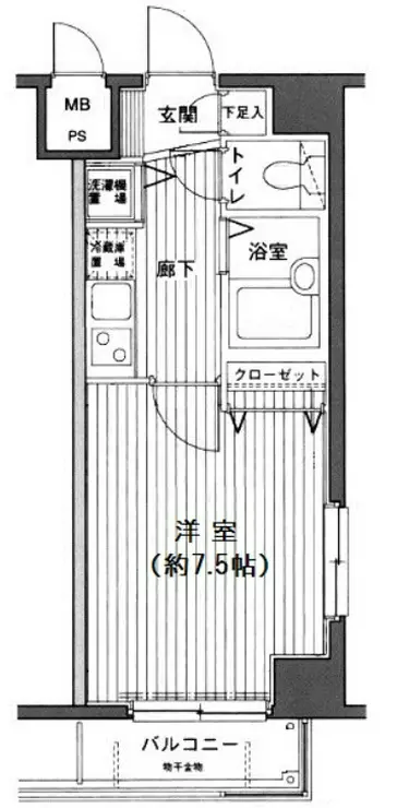 グランド・ガーラ渋谷松濤 4階階 間取り