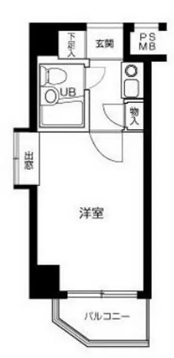 グローリア初穂椎名町 3階階 間取り