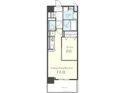 江坂 和(1LDK/6階)の間取り写真