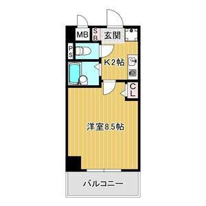 サムティ上堀川(1K/5階)の間取り写真