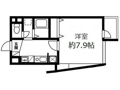 ソナーレ上石神井 Dタイプ(1K/3階)の間取り写真