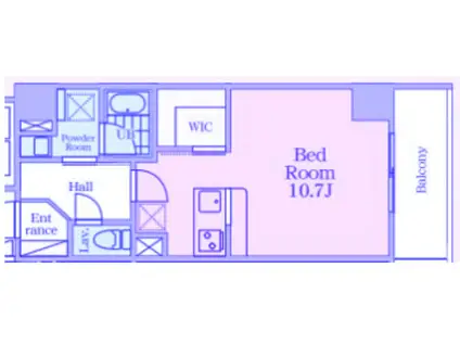 SALIKOKO(1K/6階)の間取り写真
