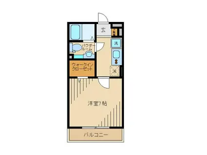 リヴェール石田(1K/3階)の間取り写真