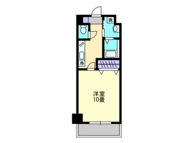 MJマンション(1K/1階)の間取り写真