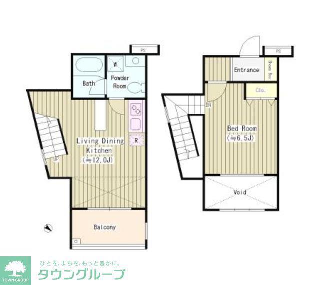 東京メトロ南北線 東大前駅 徒歩6分 4階建 築15年(1LDK/2階)の間取り写真