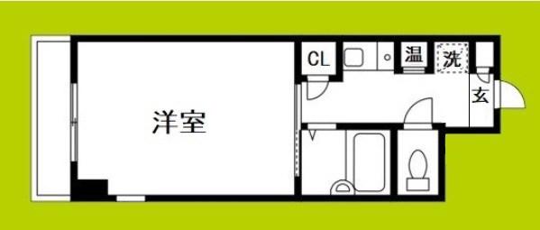 リーガル新大阪(1K/4階)の間取り写真