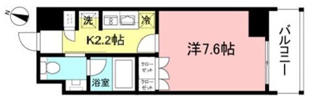 プライムメゾン方南町(1K/2階)の間取り写真
