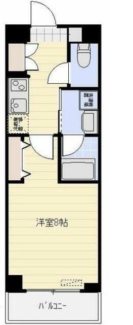 ADレジデンス板橋中台(1K/1階)の間取り写真