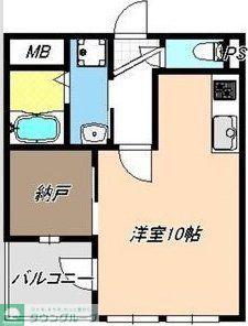 プリマベーラ(ワンルーム/3階)の間取り写真