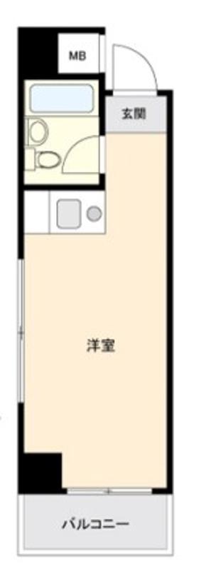 大営長者町ビル(ワンルーム/5階)の間取り写真