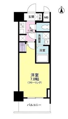 S-RESIDENCE 野江(1K/6階)の間取り写真