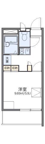 レオパレスふじ(1K/3階)の間取り写真