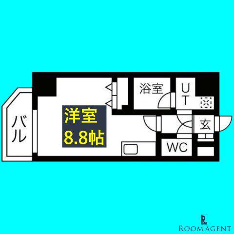 シェモア大須(ワンルーム/6階)の間取り写真
