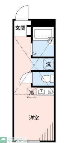 LEALE(ワンルーム/1階)の間取り写真