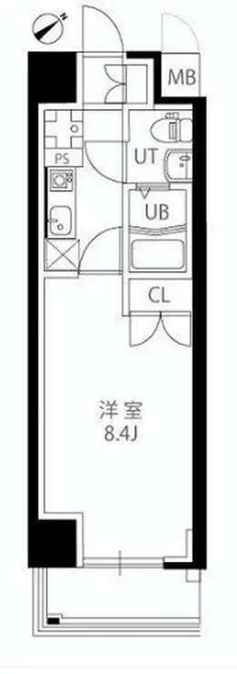 ジュモー京成船橋 7階階 間取り