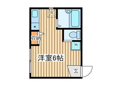 サンシャイン新横浜(ワンルーム/1階)の間取り写真