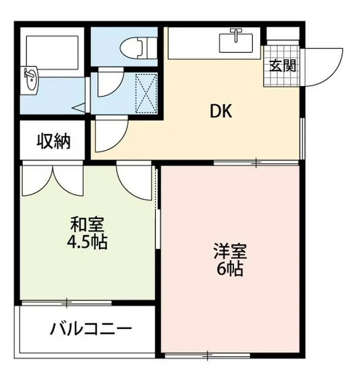 フジタケハイム 1階階 間取り