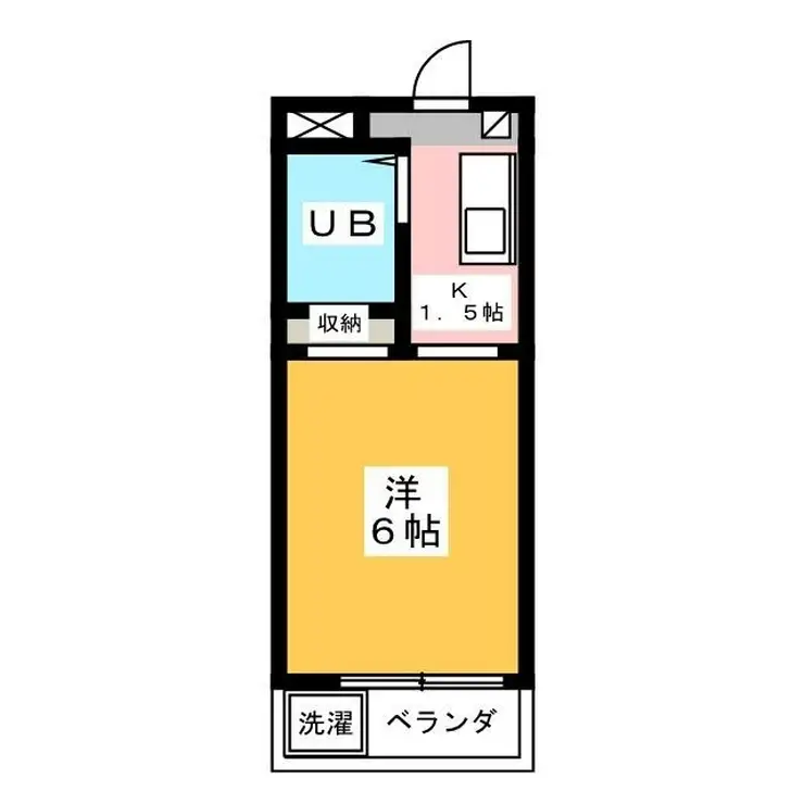 アネックス武蔵台 2階階 間取り