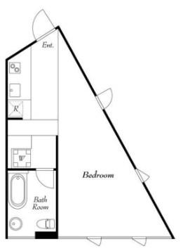 WEEKEND HOUSE ALLEY(1LDK/2階)の間取り写真