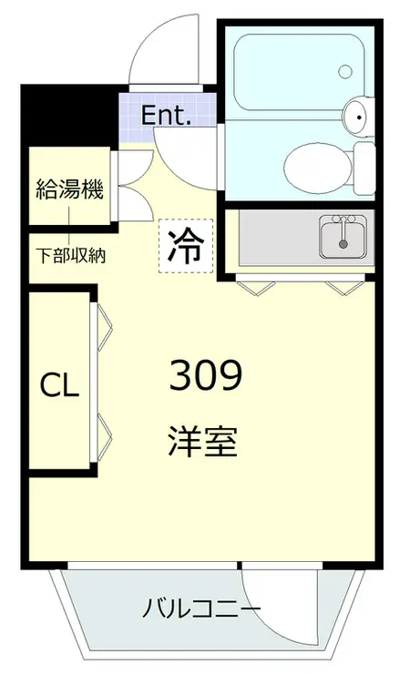 六本木シローマンション 3階階 間取り
