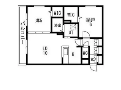 ヴィレッジ表参道(2LDK/2階)の間取り写真