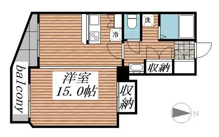 モンテ・オーロ 1階階 間取り