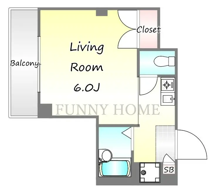 アーバンフレックス烏山 3階階 間取り