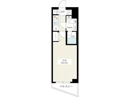 MAXIV成増(1K/3階)の間取り写真