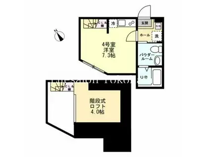 フェリース横濱南太田(ワンルーム/1階)の間取り写真