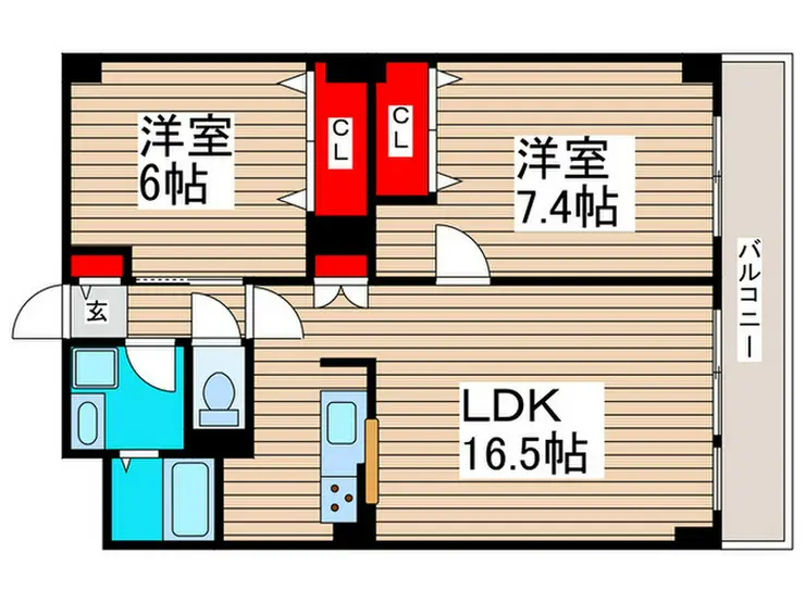 ヴィエント 1階階 間取り