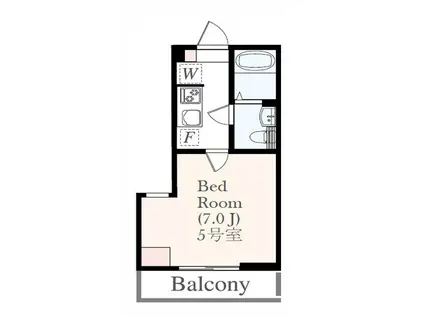 アザーレ・シド海老名(1K/3階)の間取り写真