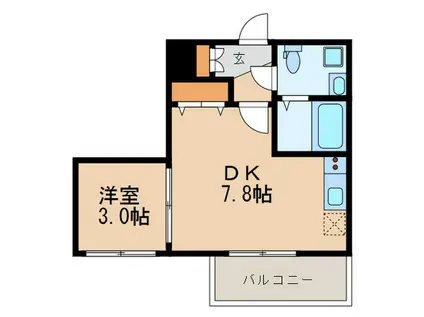 CORTILE KAMIKITAZAWA(1DK/3階)の間取り写真