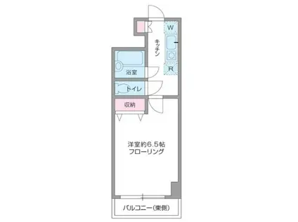 ARK HOUSE(1K/2階)の間取り写真