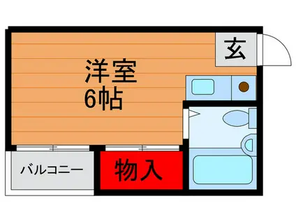 BBM栄町(ワンルーム/3階)の間取り写真