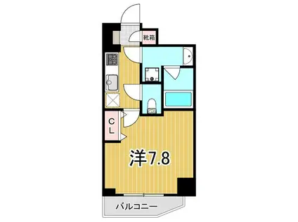 アーバンパーク綾瀬III(1K/10階)の間取り写真