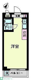 ルフラン常盤松(ワンルーム/3階)の間取り写真