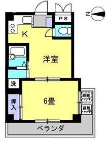 デザイナーズ8マンション(1DK/4階)の間取り写真