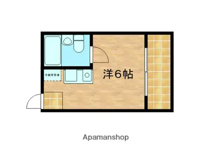 プラ・ディオ今里(ワンルーム/3階)の間取り写真