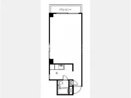 エムエフ新橋(ワンルーム/5階)の間取り写真