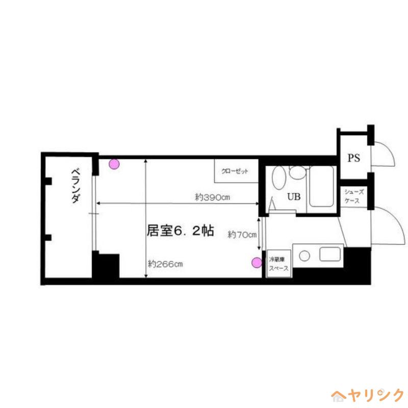 クレストナゴヤ(1K/10階)の間取り写真