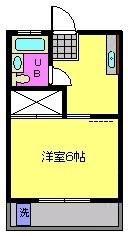 第一セイワハイツ(1K/2階)の間取り写真