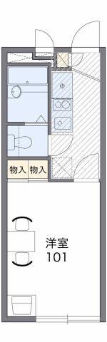 レオパレスグレイスSHINO(1K/2階)の間取り写真