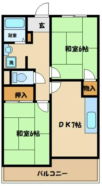 メゾン多摩 3階階 間取り