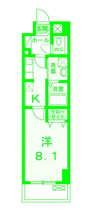 リヴィエールプラス 4階階 間取り